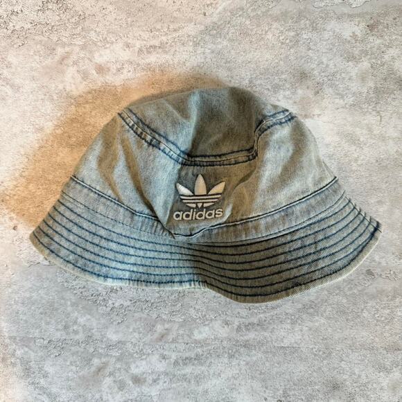 Adidas Denim Bucket Hat - Picture 1 of 3